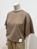 HYKE（ハイク）／CROPPED SHORT-SLV TEE/BIG FIT(6.5OZ)（12438）