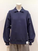 HYKE（ハイク）／COLLARED SWEAT SHIRT（12449）