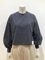 HYKE（ハイク）／CROPPED LONG-SLV TEE/BIG FIT（12454）　