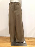 HYKE（ハイク）／WOOL SIDE TUCK PANTS（13378）