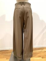 HYKE（ハイク）／WOOL SIDE TUCK PANTS（13378）