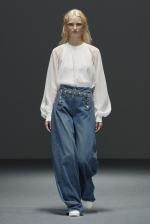 HYKE（ハイク）／SAILOR BARREL-LEG DENIM PANTS（13386）