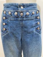 HYKE（ハイク）／SAILOR BARREL-LEG DENIM PANTS（13386）