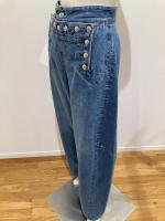 HYKE（ハイク）／SAILOR BARREL-LEG DENIM PANTS（13386）
