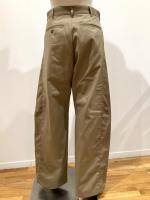 HYKE（ハイク）／T/C BARREL-LEG WORK PANTS（13394）