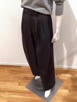 HYKE（ハイク）／DOESKIN WIDE BARREL LEG PANTS（13398）