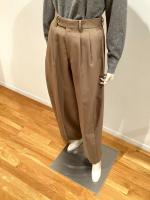 HYKE（ハイク）／DOESKIN WIDE BARREL LEG PANTS（13398）