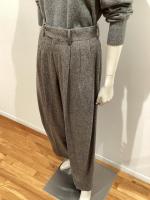 HYKE（ハイク）／TWEED WIDE BARREL LEG PANTS（13400）