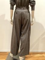 HYKE（ハイク）／TWEED WIDE BARREL LEG PANTS（13400）