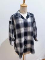 HYKE（ハイク）／ T/W OMBRE CHECK BALLOON SLEEVE BLOUSE（15236）