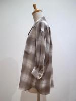 HYKE（ハイク）／ T/W OMBRE CHECK BALLOON SLEEVE BLOUSE（15236）
