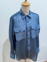 HYKE（ハイク）／ ブラウスSHEER CHAMBRAY SHIRT（15237）