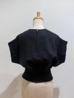 HYKE（ハイク）／ LINEN SHIRRED BLOUSE（15239）