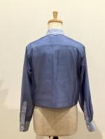 HYKE（ハイク）／ LAYERED OXFORD SHEER SHIRT（15247）