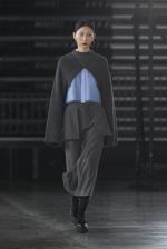 HYKE（ハイク）／ LAYERED OXFORD SHEER SHIRT（15247）