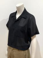 HYKE（ハイク）／T/W VOILE  CROPPED SHIRT（15256）