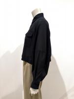 HYKE（ハイク）／T/W VOILE BALLOON SLEEVE CROPPED SHIRT（15257）