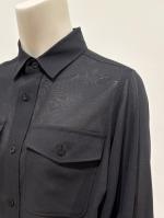 HYKE（ハイク）／T/W VOILE BALLOON SLEEVE CROPPED SHIRT（15257）