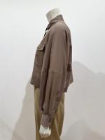 HYKE（ハイク）／T/W VOILE BALLOON SLEEVE CROPPED SHIRT（15257）