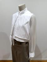 HYKE（ハイク）／OXFORD SHEER SLEEVE SHIRT（15262）