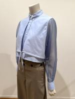 HYKE（ハイク）／OXFORD SHEER SLEEVE SHIRT（15262）