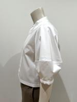  HYKE（ハイク）／T/C  BALLOON SLEEVE CROPPED BLOUSE（15264）