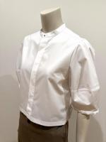  HYKE（ハイク）／T/C  BALLOON SLEEVE CROPPED BLOUSE（15264）