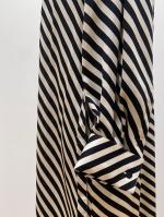 HYKE（ハイク）／STRIPE HAMMER SATIN DRESS（16222）