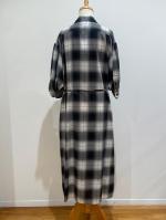 HYKE（ハイク）／  T/W OMBRE CHECK DRESS（16231）