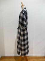HYKE（ハイク）／  T/W OMBRE CHECK DRESS（16231）