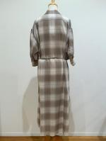 HYKE（ハイク）／  T/W OMBRE CHECK DRESS（16231）