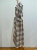 HYKE（ハイク）／  T/W OMBRE CHECK DRESS（16231）