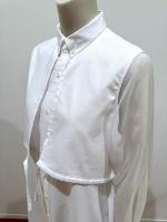 HYKE（ハイク）／OXFORD SHEER SLEEVE DRESS（16252）