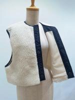 HYKE（ハイク）／FAUX SHEARING VEST（17491）