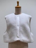 HYKE（ハイク）／FAUX SHEARING VEST（17491）