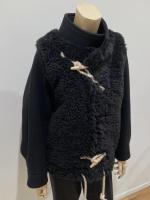 HYKE（ハイク）／ DOUBLE FACE FAUX SHEARLING DUFFEL JACKET（17549）