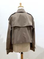 HYKE（ハイク）／ CROPPED TRENCH COAT/BIG FIT（17556）