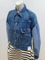 HYKE（ハイク）／BALLOON SLEEVE DENIM JACKET TYPE2/REGULAR FIT (SHEER SLEEVE)（17569）