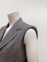 HYKE（ハイク）／TWEED SLEEVELESS BLAZER（17581）