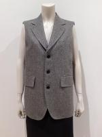 HYKE（ハイク）／TWEED SLEEVELESS BLAZER（17581）