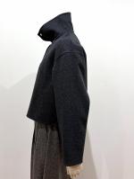 HYKE（ハイク）／LIGHT DOUBLE-FACED CROPPED TRENCH COAT（17614）