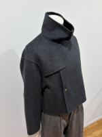 HYKE（ハイク）／LIGHT DOUBLE-FACED CROPPED TRENCH COAT（17614）