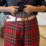 MASTER＆Co.TARTAN WOOL LONG TROUSERS